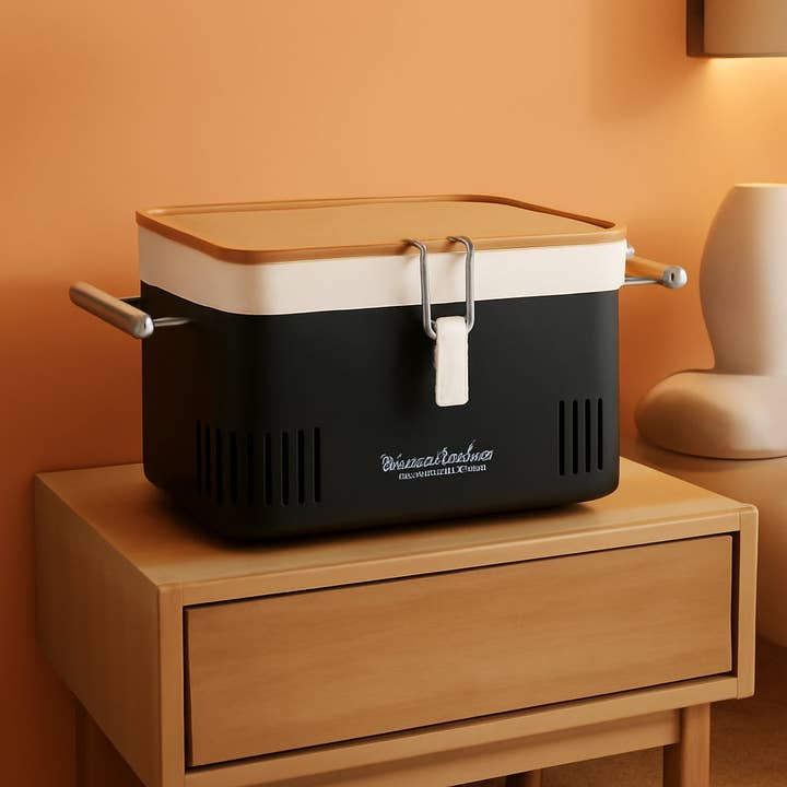 Cube Charcoal Grill Table top Matte Black Ultra Line Edition for wholesale by ShipItFurniture