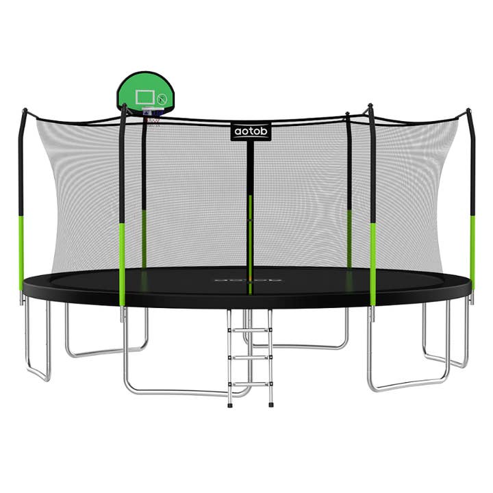 14ft Trampoline with Basketball Hoop & Storage Bag  for wholesale by Glad Sunday