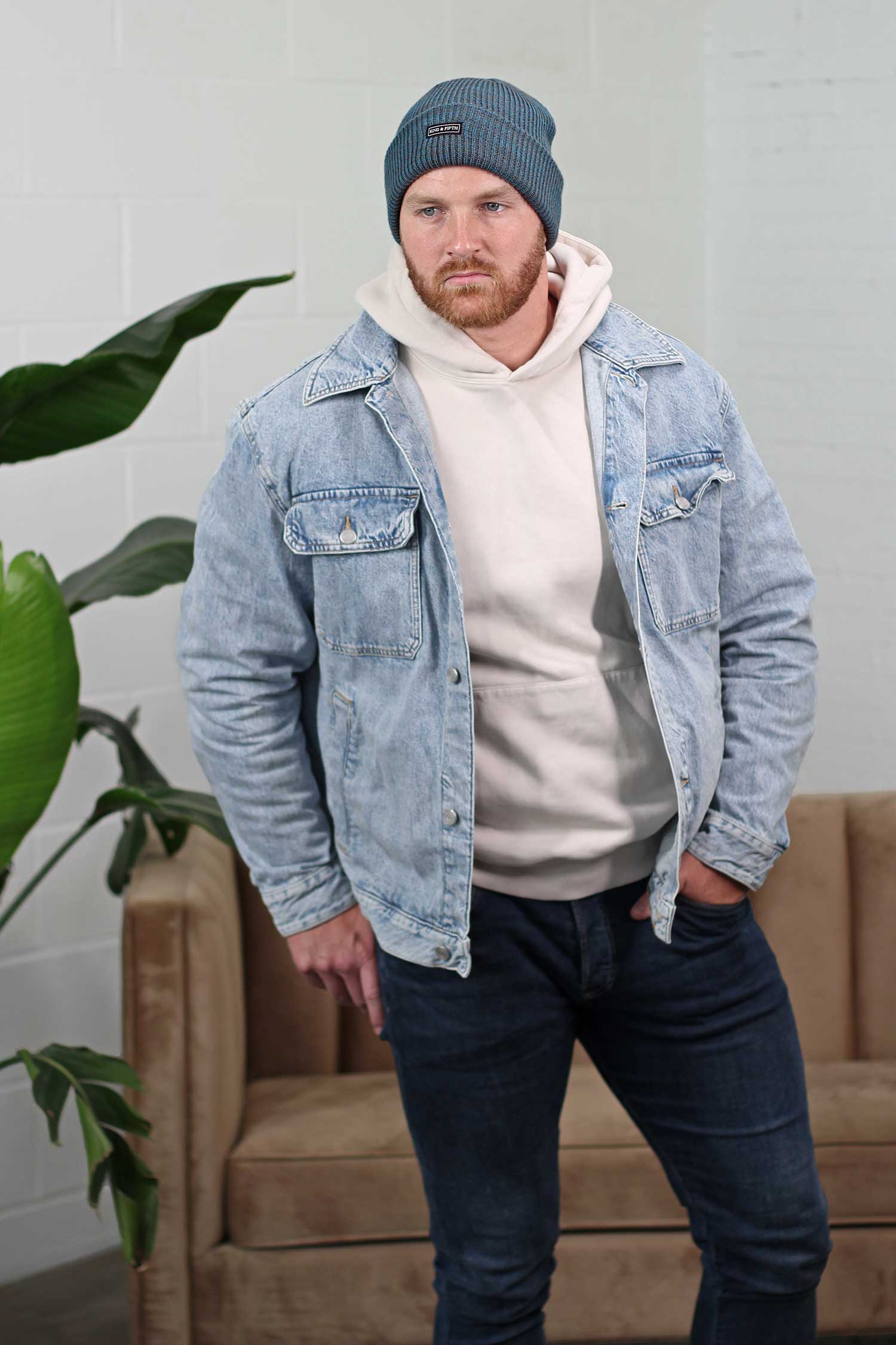 King & Fifth Supply Co – Gorro - Homem por atacado – Gorro masculino desleixado - The Forte48