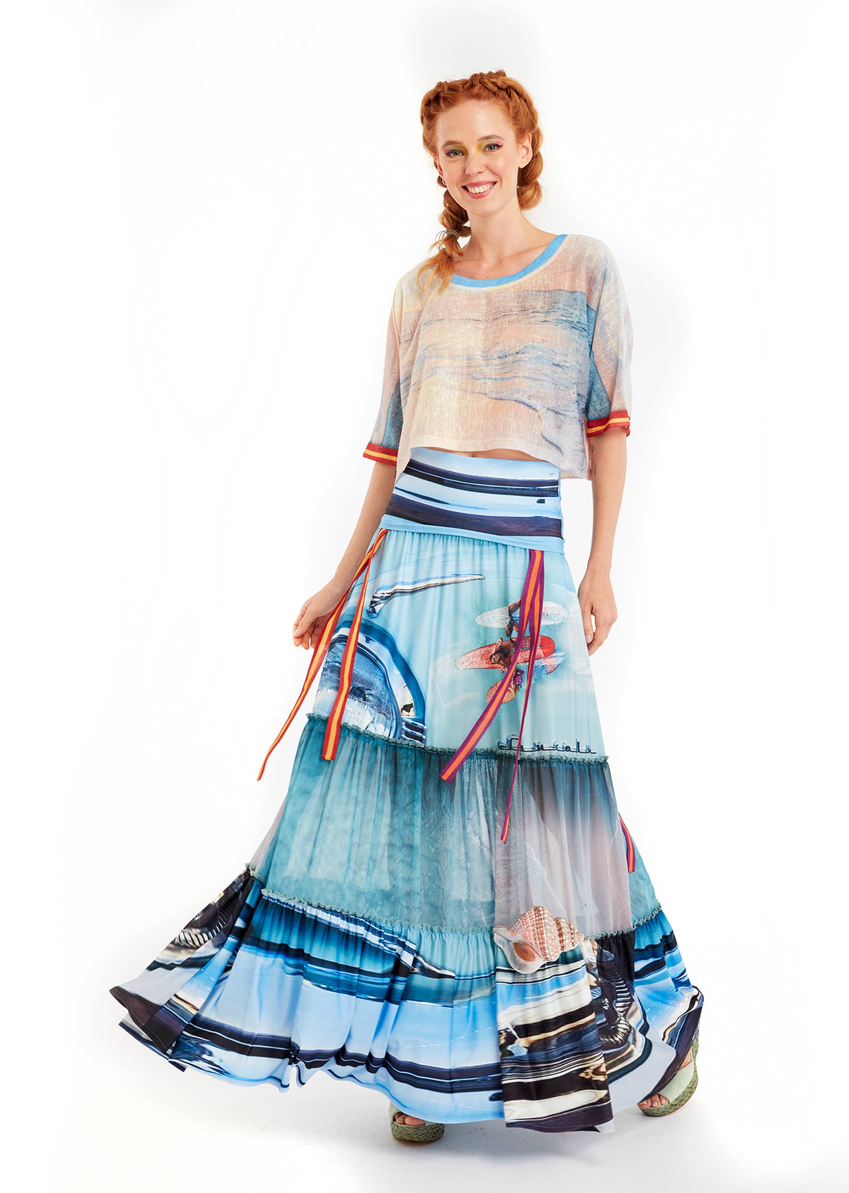 IPNG Design - Wholesale Jurk - Dames - Jurk rok lang - Vitamin Sea Inn3