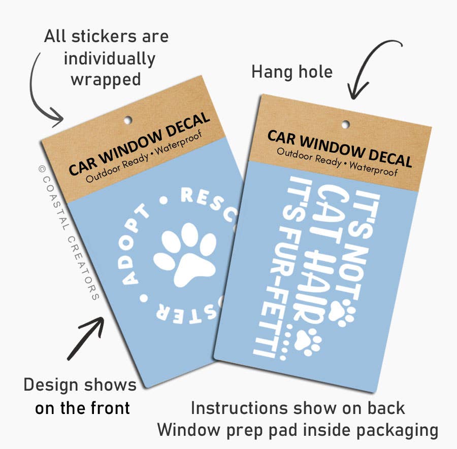 Coastal Creators of Connecticut - Wholesale Wall Decal/Stickers - Hike Appalachian Trail White Car Window Decal (Packaged)2