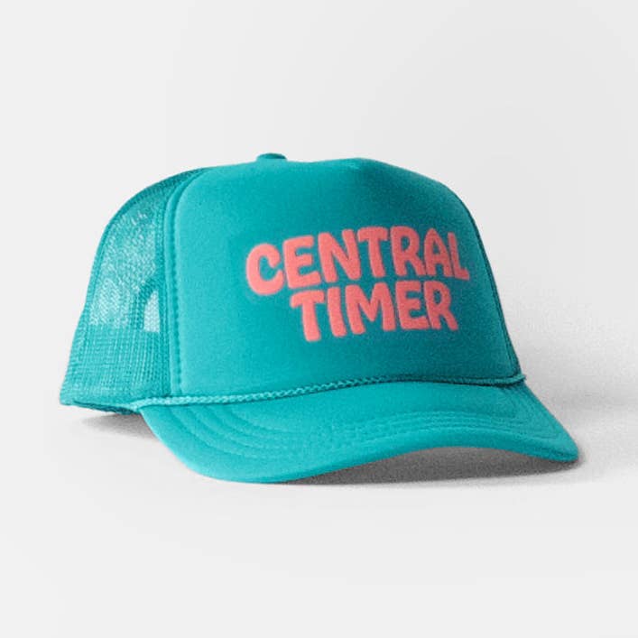 Central Timer Puff Print Gorra de Camionero de Espuma Juvenil - Juvenil para venta al por mayor de Giltee