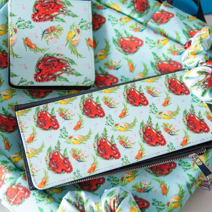 The Slug And Kraken - Wholesale Wallet - Women's - Rockabilly Octopus Wallet, Octopus and reef wallet7