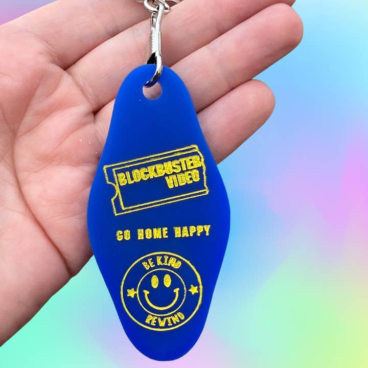 The Foxy Hipster - Wholesale Keychain - Unisex - Blockbuster Video Store Keychain