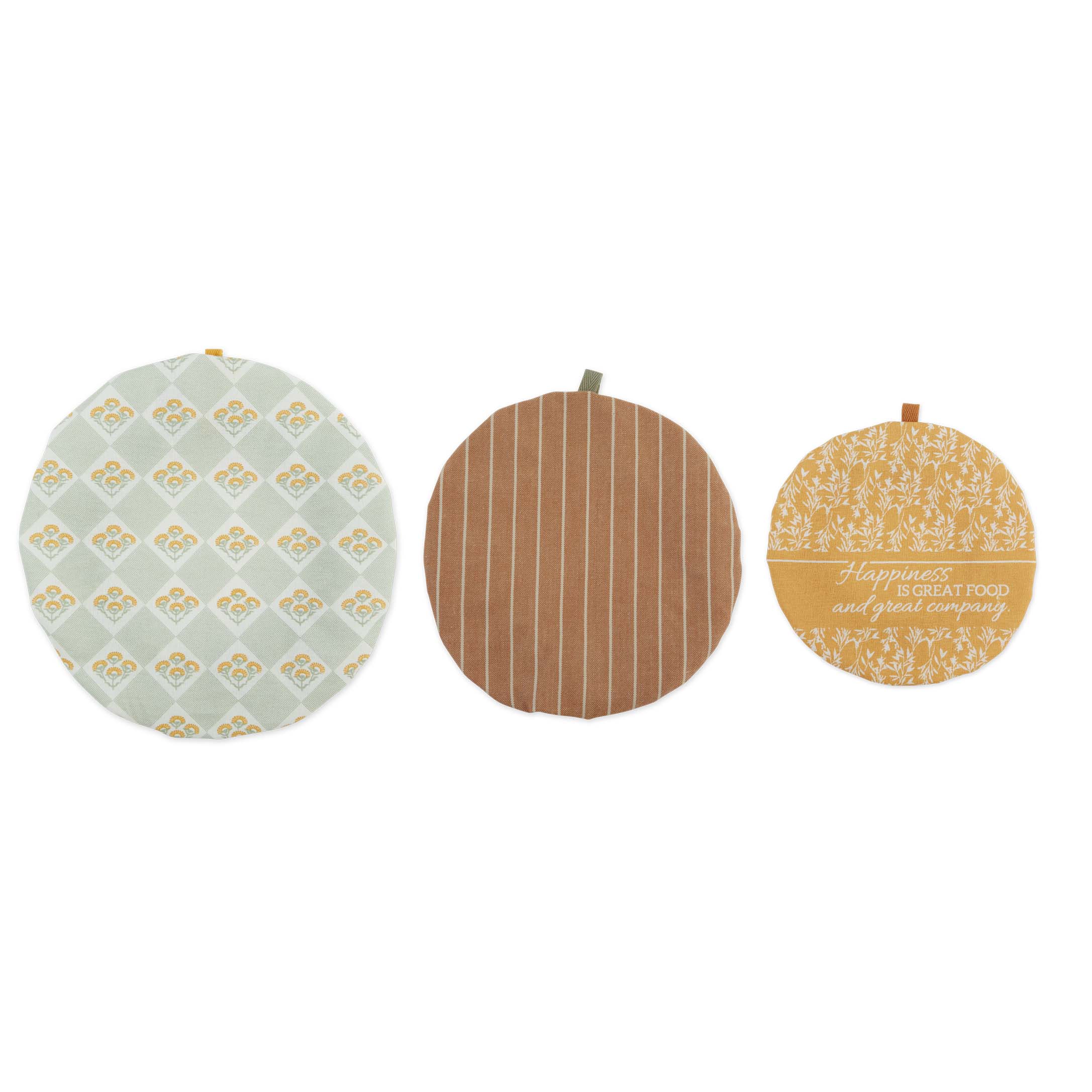 Design Imports - Venta al por mayor Bolsa/envoltorio de alimentos - Juego de 3 fundas reutilizables para platos Comfort Food1