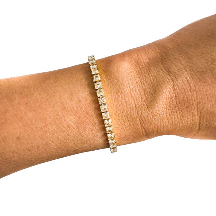 Savvy Bling - Wholesale Tennis bracelet - Semi Precious Pave Adjustable Bracelets3