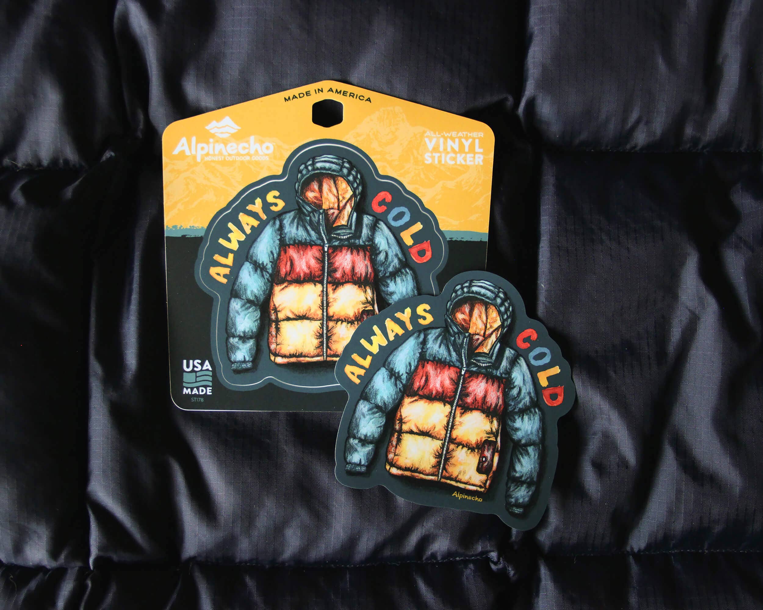 Alpinecho - Wholesale Sticker - Always Cold Sticker1