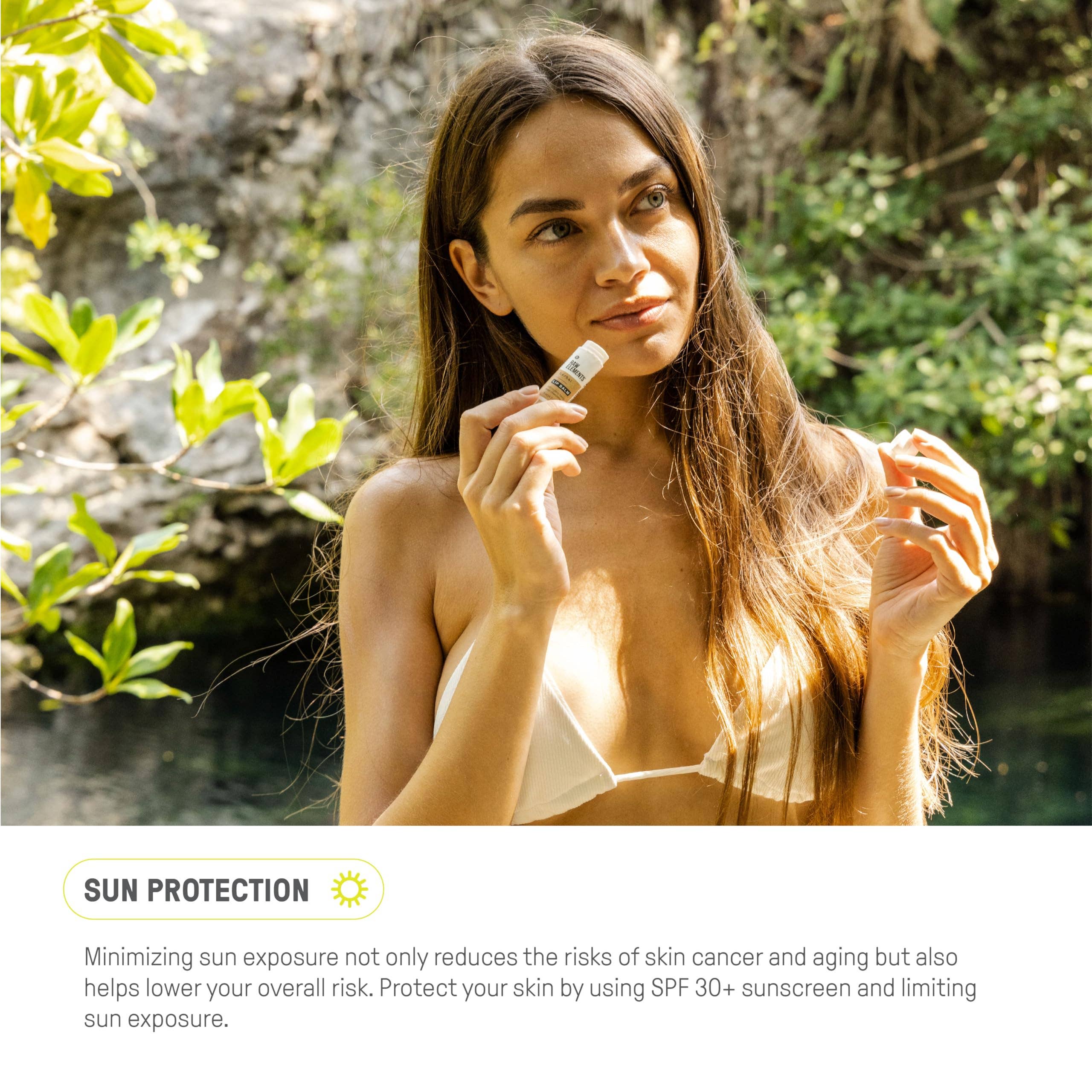 Raw Elements – wholesale Lip Balm – Raw Elements Tinted Lip SPF 30 .15 oz Sunrise Pack5