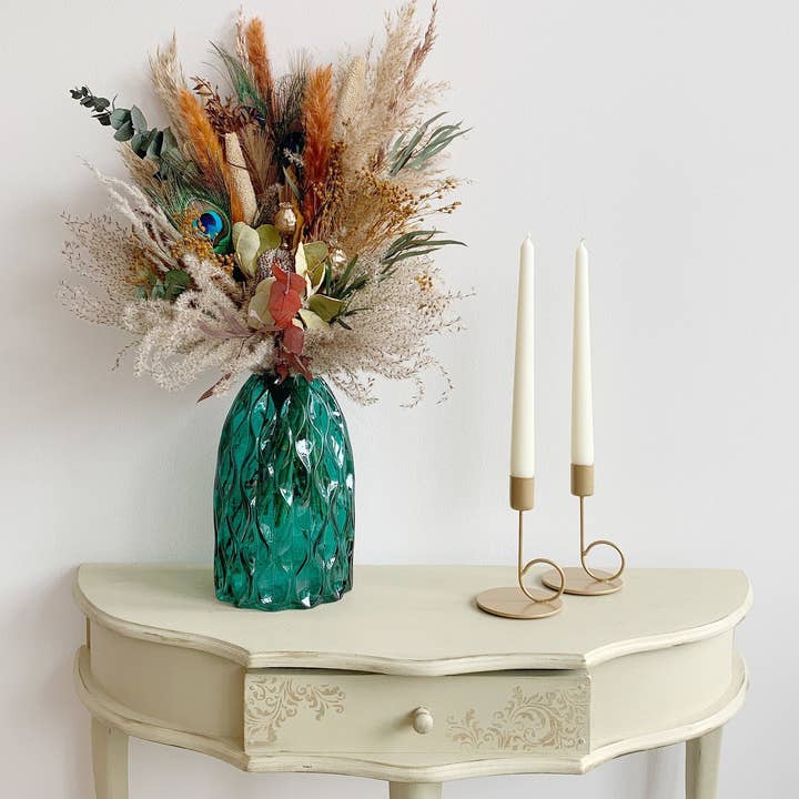 Boho interior bouquet Peacock for wholesale by Lunaria Flowers