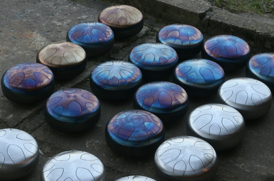 Sound Nest - Vente Instruments de musique - Tambour à langue en acier 30 cm (12") Pentatonique son grave profond5