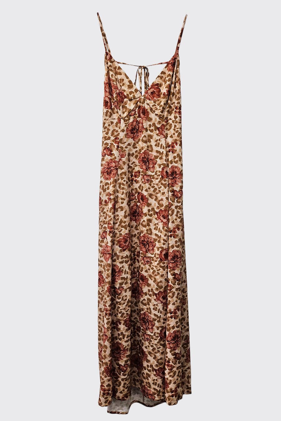 MULTI Printed Open Back Maxi Dress for wholesale on Faire10