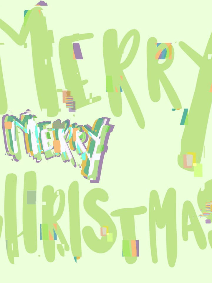 Joyeux Noël rétro pour la vente par Daisied Designs