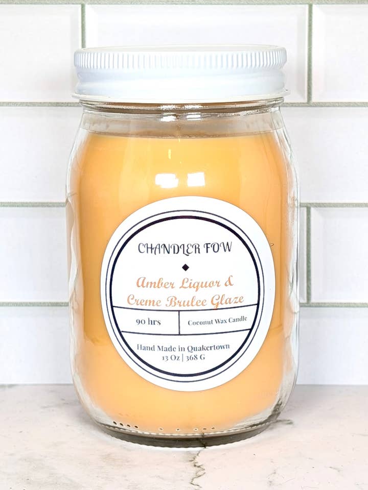 Amber Liquor & Creme Brulee Glaze 13 Oz for wholesale by Chandler Fow