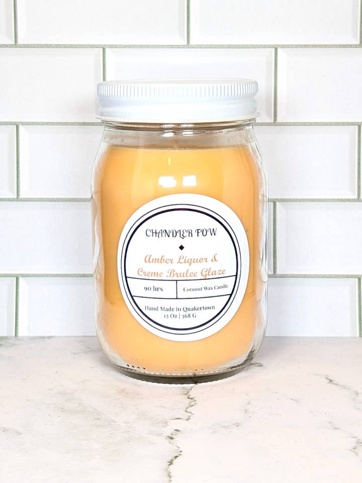 Amber Liquor & Creme Brulee Glaze 13 Oz for wholesale by Chandler Fow