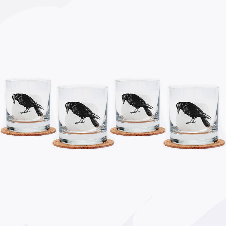 Counter Couture - Wholesale Cocktail/Liquor Glass - Crow Rocks Glass | Whiskey Glass | Cocktail Glass2