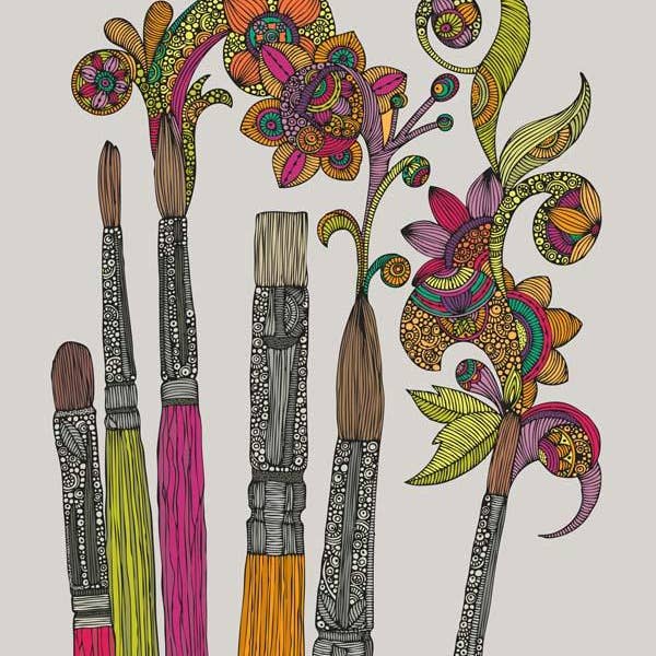 Valentina Harper – wholesale Konsttryck – Borstar 8x10 Konsttryck på matt kartong1