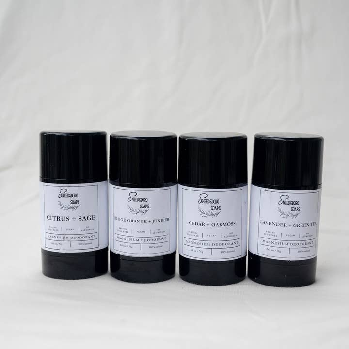 Sneedsboro Soap Company – Desodorizante - Unissexo por atacado – Desodorante Magnésio - Desodorante Natural - Desodorante Sólido