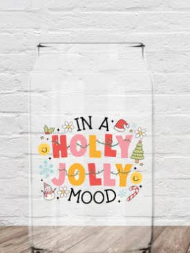 christmas glass; iced coffee glass; coffee mug for wholesale by LovealwaysDesignsUS