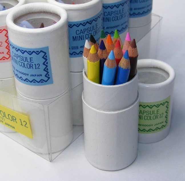 BCmini - Wholesale Colored Pencil - 21602 12 sets of 12 mini pencils in mini paper tube-121