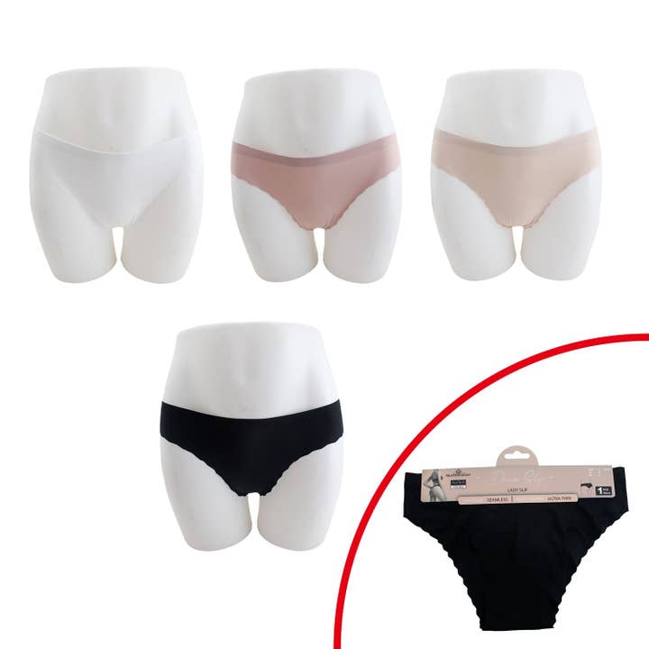 Slip estivi da donna senza cuciture con bordo ondulato » Mutande basic » intimo invisibile » biancheria intima & abbigliamento da casa » ultra sottile & senza segni visibili per la vendita all'ingrosso da parte di VewoTex