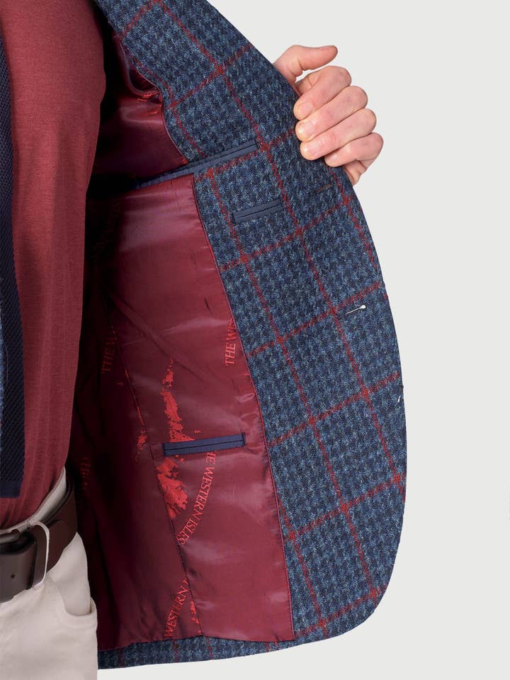 The Scotland Kilt Company - Wholesale Jacket - Men's - Mens Harris Tweed Tailored Fit Jacket - Perth