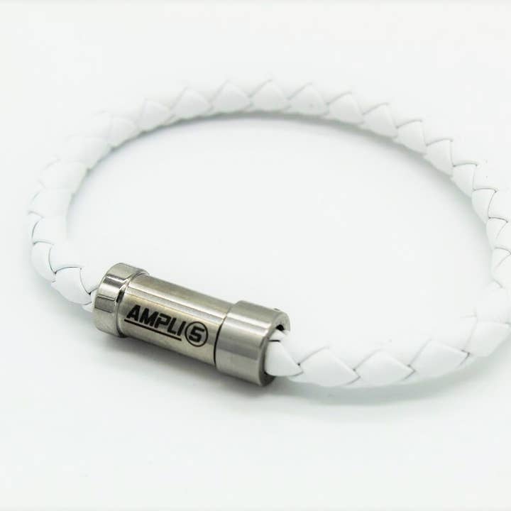 Energy bracelet (neon white) for wholesale by Ampli5 Europe GmbH