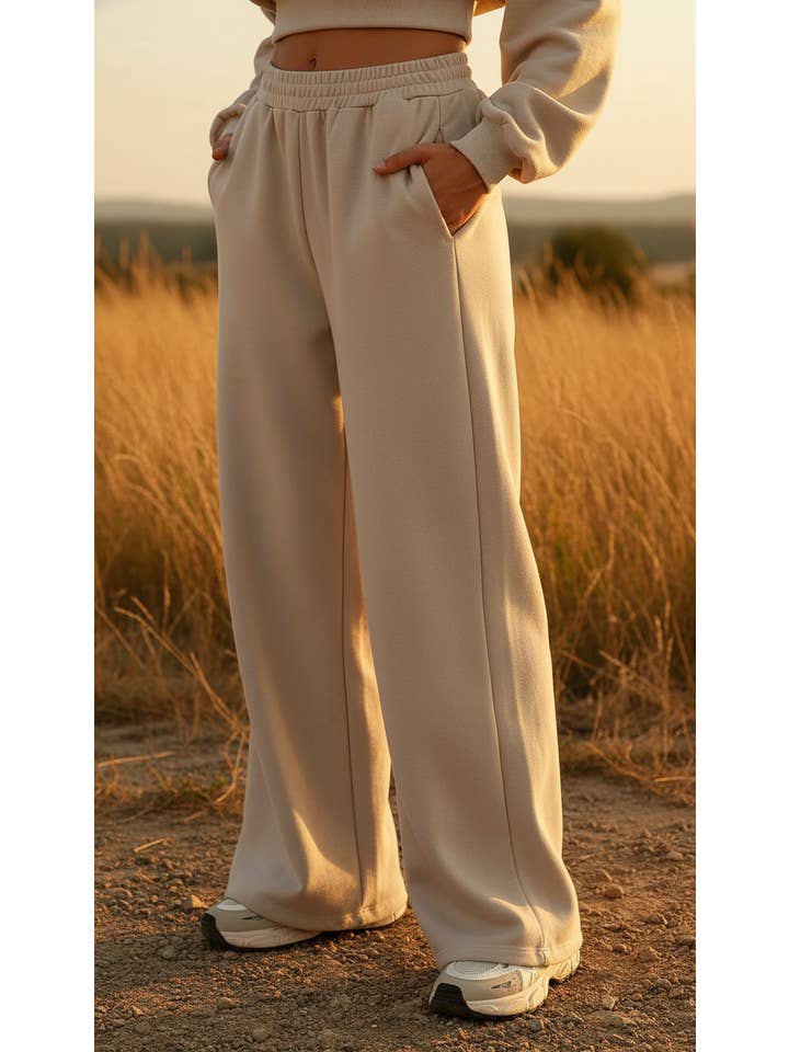 Crave by FW - Wholesale Lounge Sweatpants/Joggers - Women's - Wide Leg Sweatpant Baggy Straight Leg Sweat Pant with Pocket20