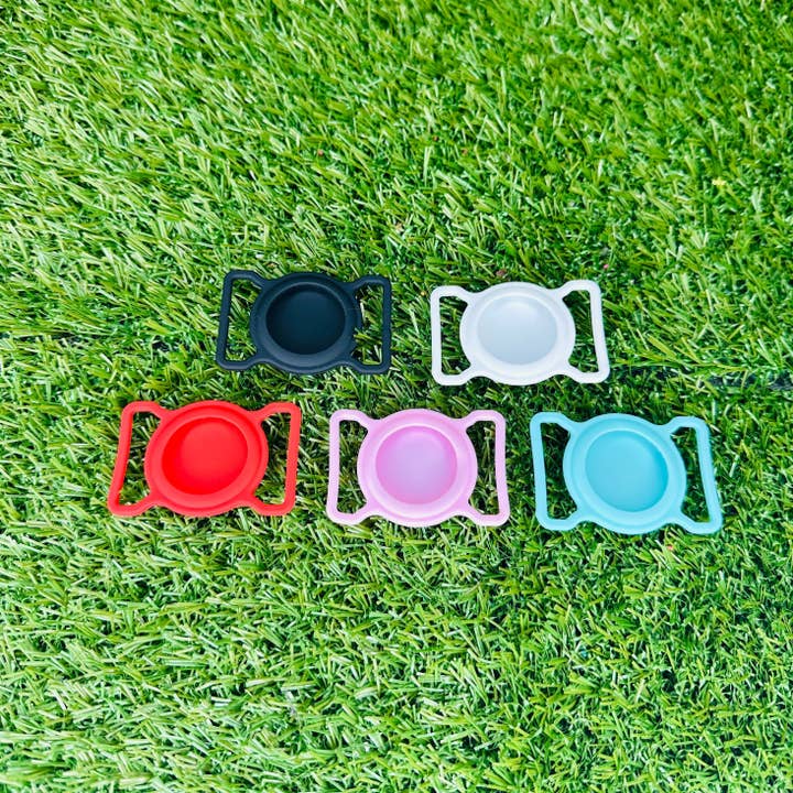 Bosco & Co - Wholesale Pet collar – Cat/dog - Airtag Holder - Harness Or Collar Mounted - White2