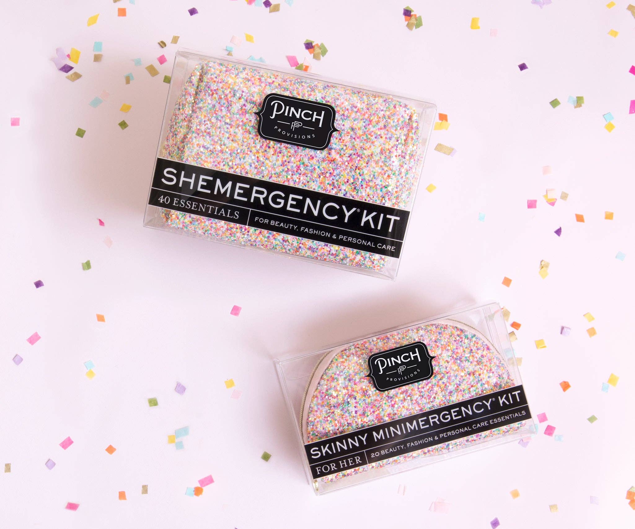 Pinch Provisions - Vente Pochette – femme - Kit d'urgence Shemergency Funfetti Glitter1