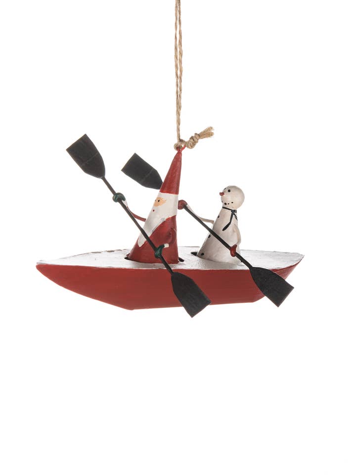 Kajak Kerstman & Sneeuwpop voor wholesale door Shoeless Joe Ltd