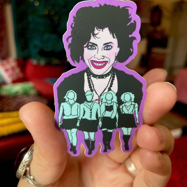 Haunted Fembot - Wholesale Sticker - Nancy Downs/ The Craft Water Bottle Sticker0