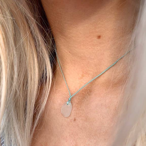 Betty Belts | Ocean Lovers® - Wholesale Pendant/Charm Necklace - Maddie Genuine Sea Glass Necklace1