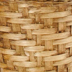 WALD IMPORTS - Wholesale Plant Pot - 7" Dark Stained Bamboo Basket Planter3