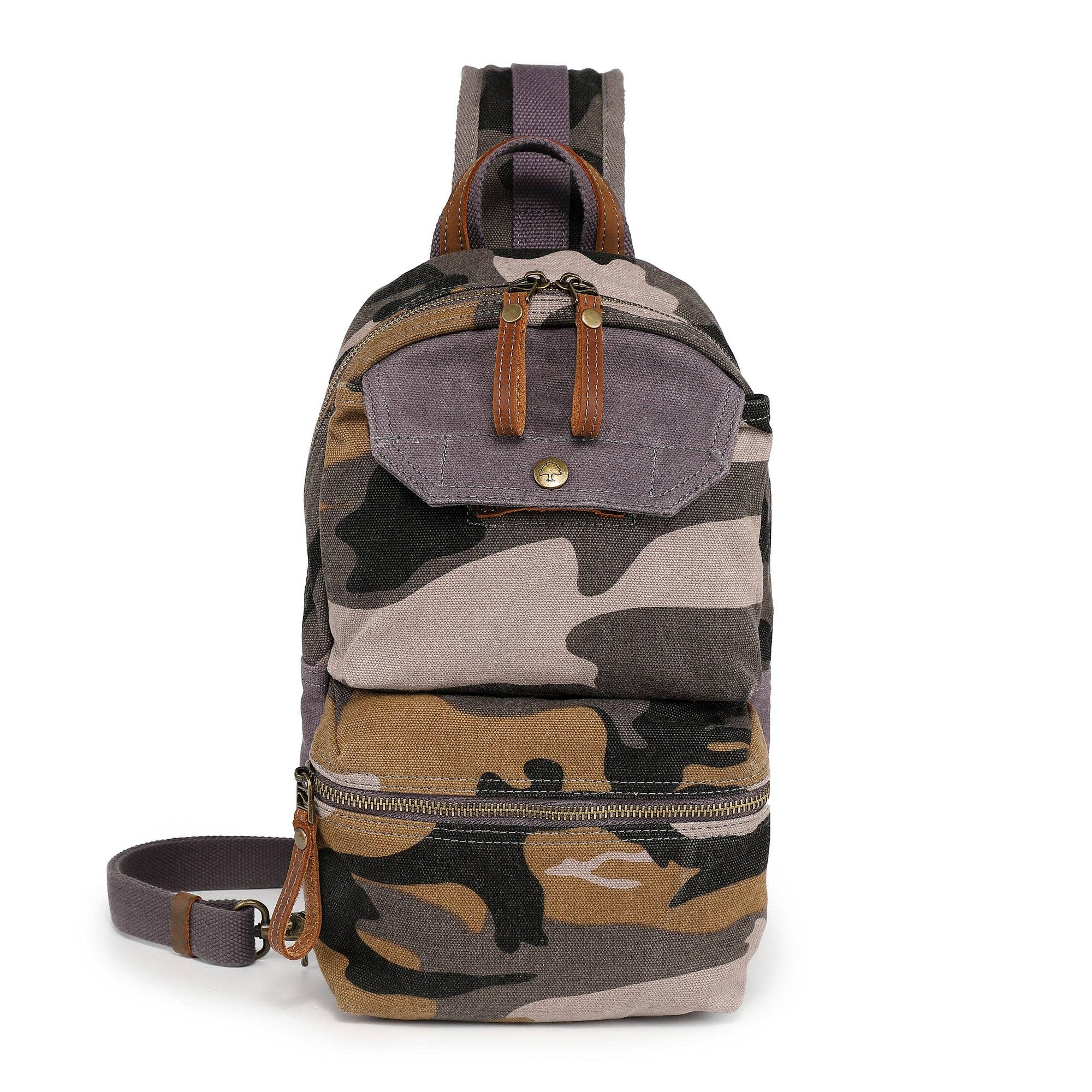 TSD Brand - Wholesale Crossbodytas - Uniseks - Leaf Hill draagtas4