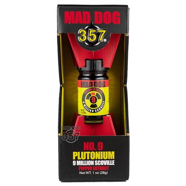Mad Dog 357 Plutonium 9 Million Scoville Pepper Extract for wholesale by Ashley Food