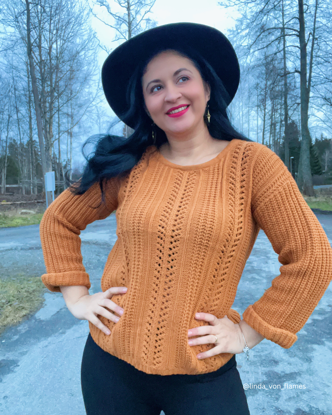 Mak - Wholesale Knit Sweater - Women's - Leaf Crochet Detailed Rolled Up Sleeve Sweater HB205221