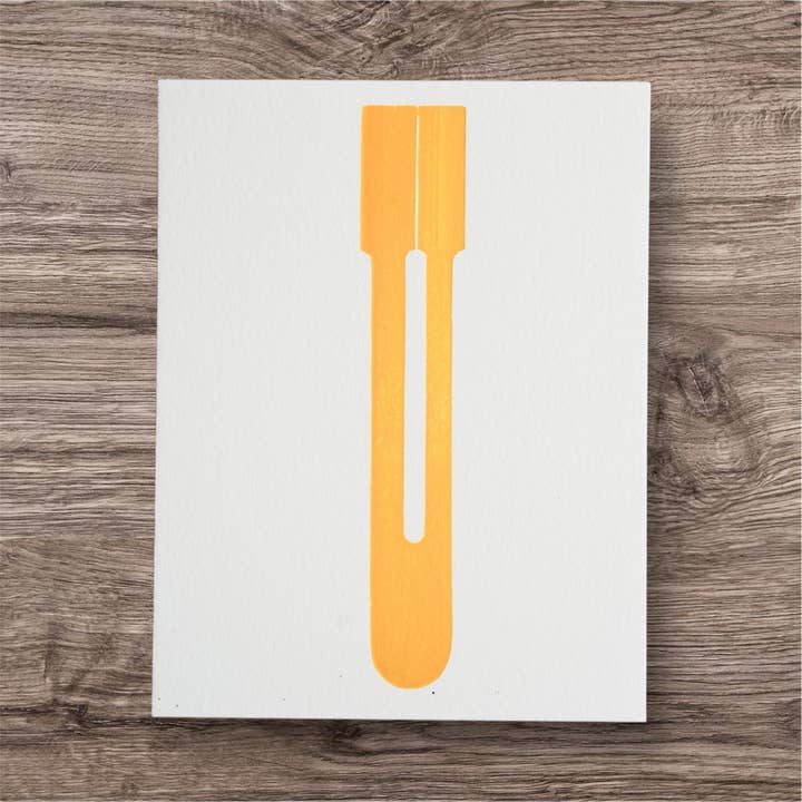 U est pour...Cartes à lettres en typographie pour la vente par Inky Octopus Press