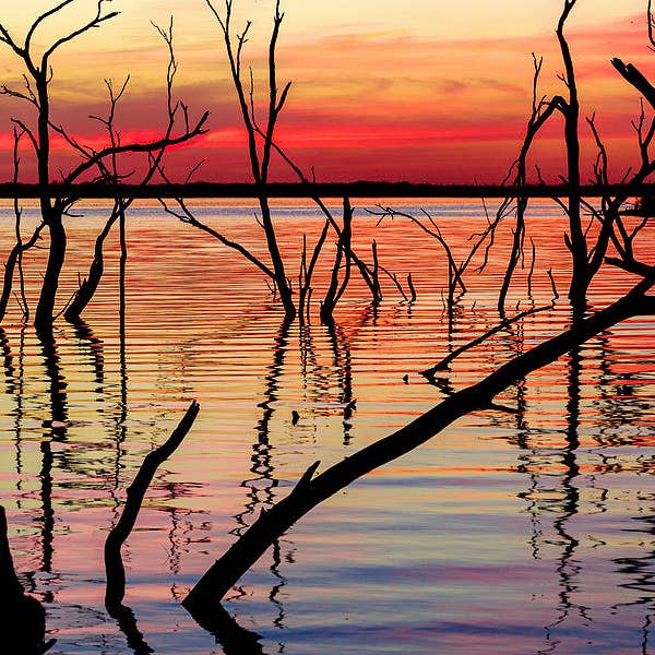 Texas Lake Sunsets Konsttryck TLS301 för wholesale av Breaking Rules Photography