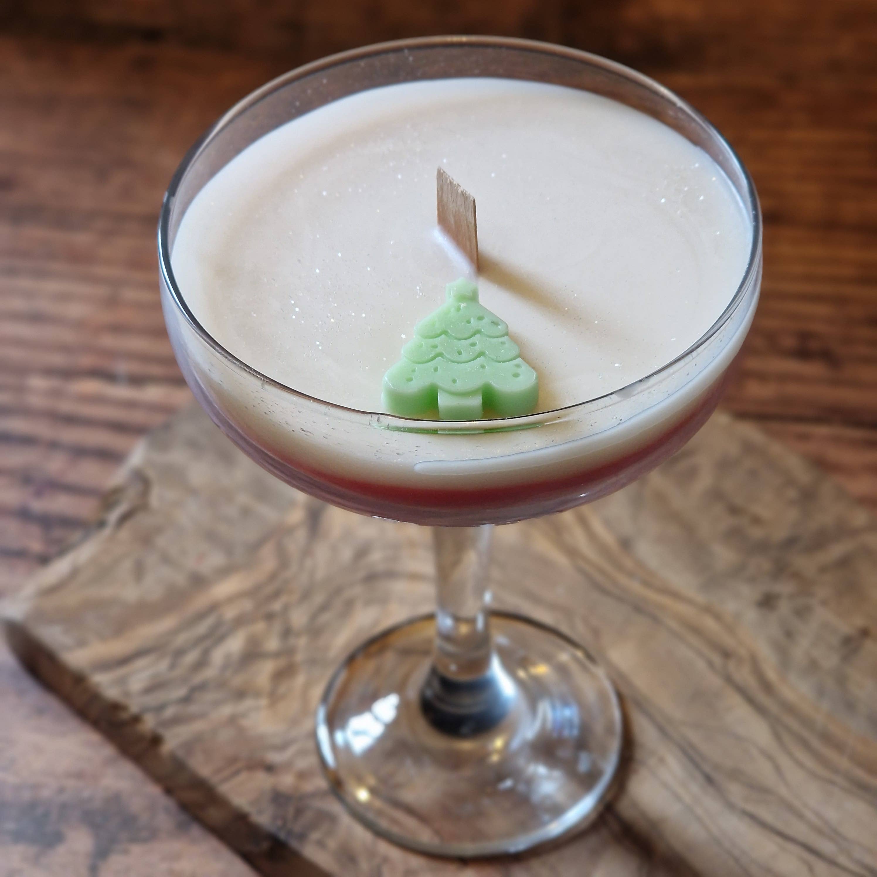 Afewhometruths - Vente Bougies originales - BOUGIE DE COCKTAIL DE NOËL PARFUMÉE AU SAPIN DE NOËL2