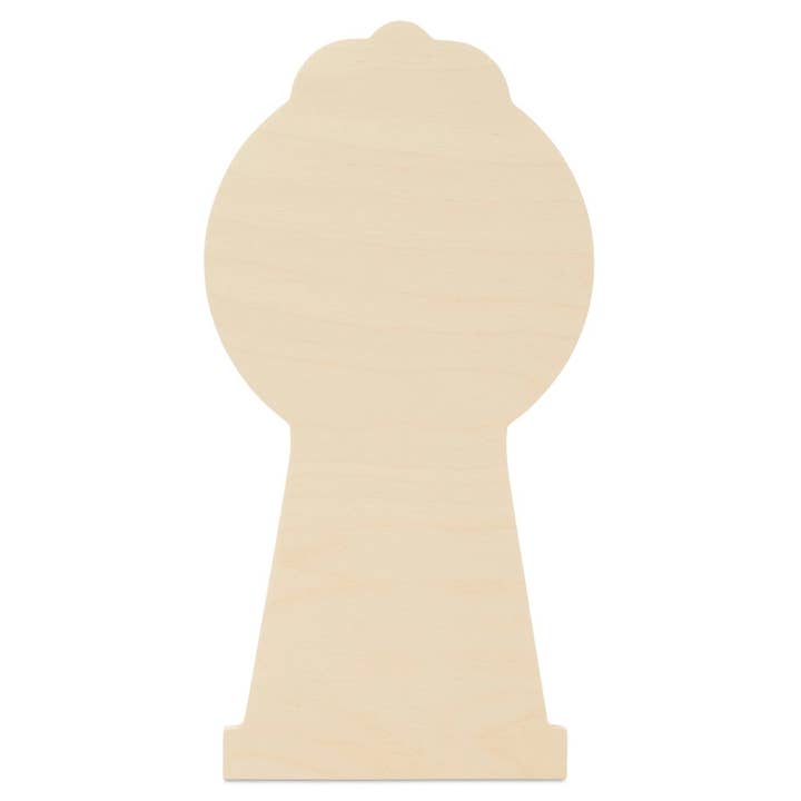 Woodpeckers Crafts - Wholesale Cutouts - Wood Gumball Machine Cutout, 12"
