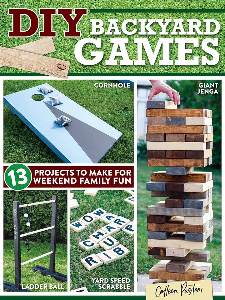 DIY Backyard Games-13 Projects to Make for Family Fun for wholesale by Fox Chapel Publishing