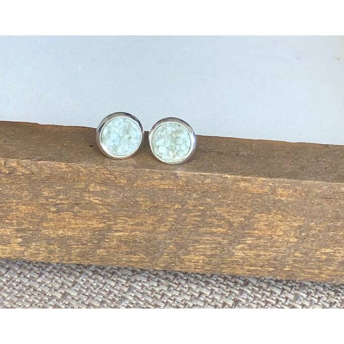 Zola Druzy Studs em espuma do mar por atacado de KL Collective/Designs by Katie Leigh