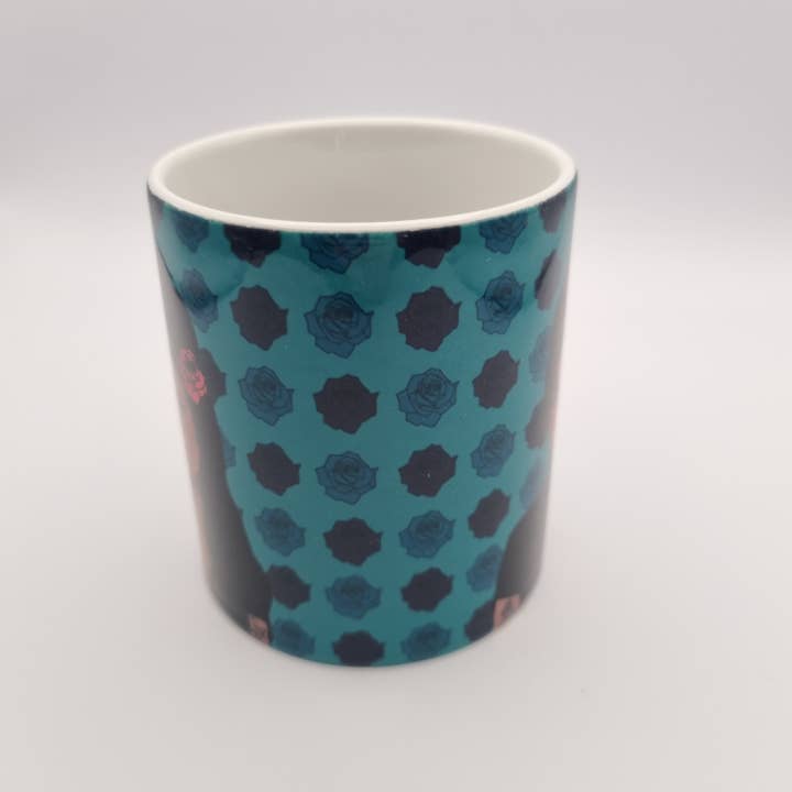 Sabi Koz - Wholesale Coffee Mug - Amy Winehouse Mug - Blue Roses3