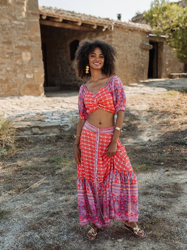 CURACAO ROOD SET voor wholesale door Piti Cuiti