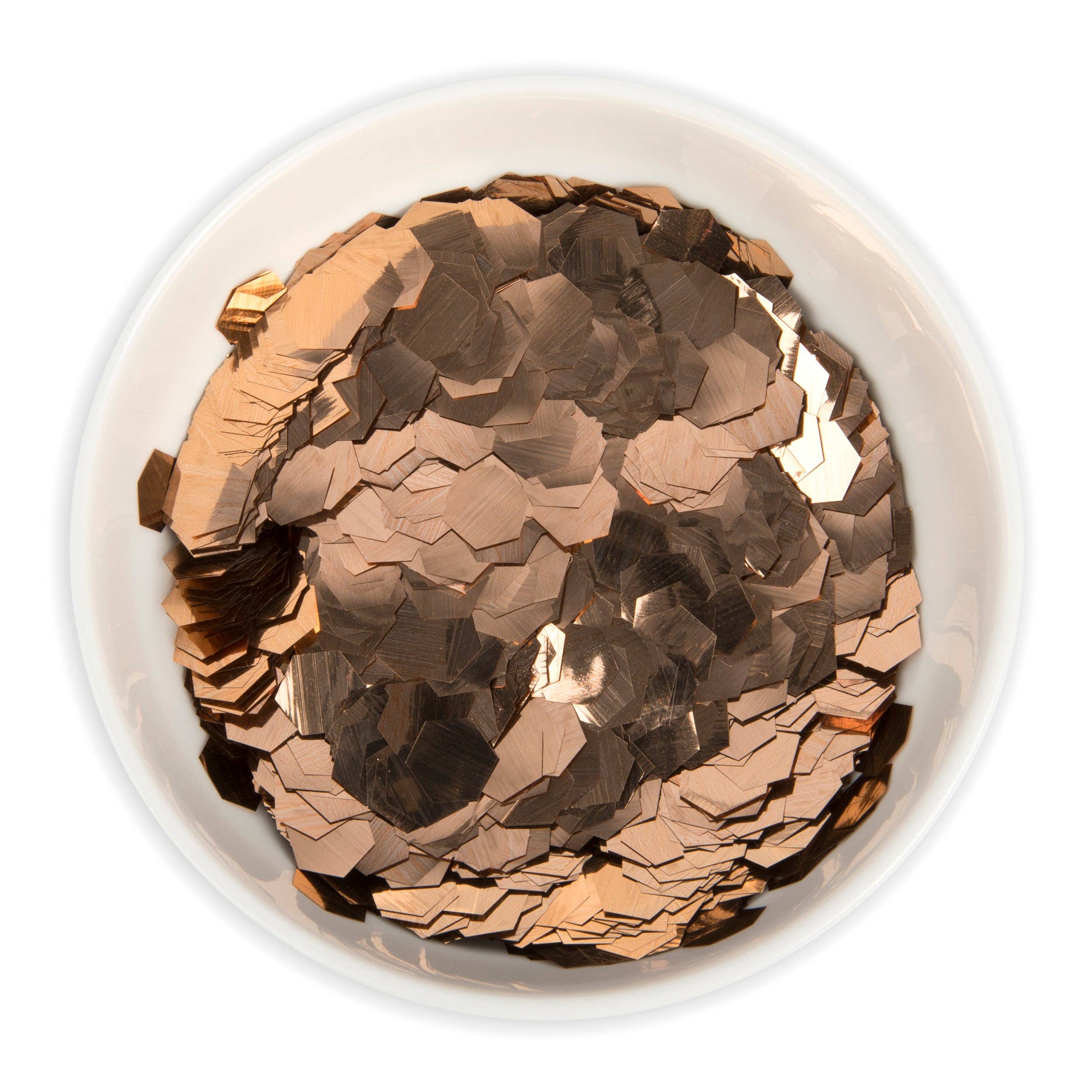 Eco Confetti – Großhandel Konfetti – Metallisches Öko-Konfetti — helles Kupfer0