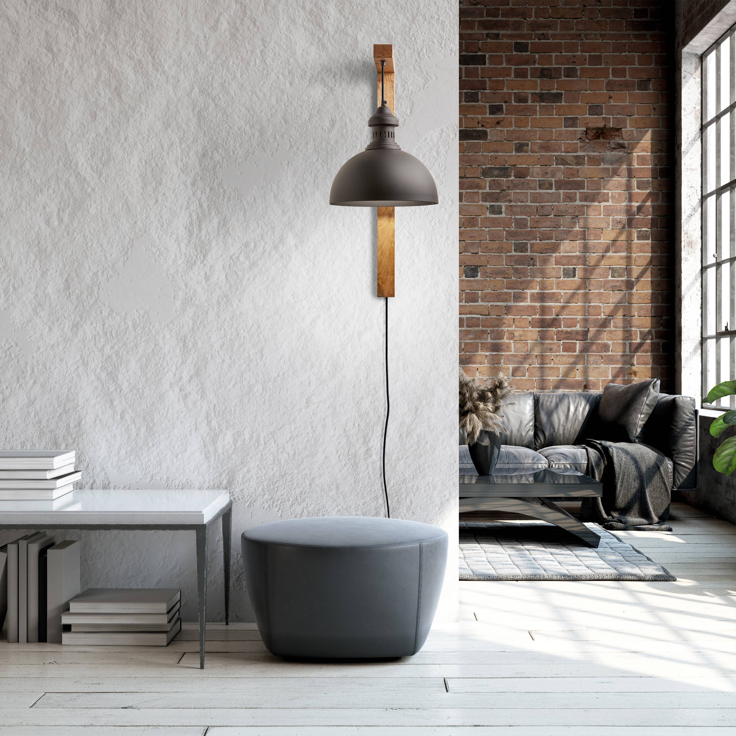 River of Goods - Wholesale Sconce - 28.5"H Gwen Industrial Indoor Plug In Wall Sconce21