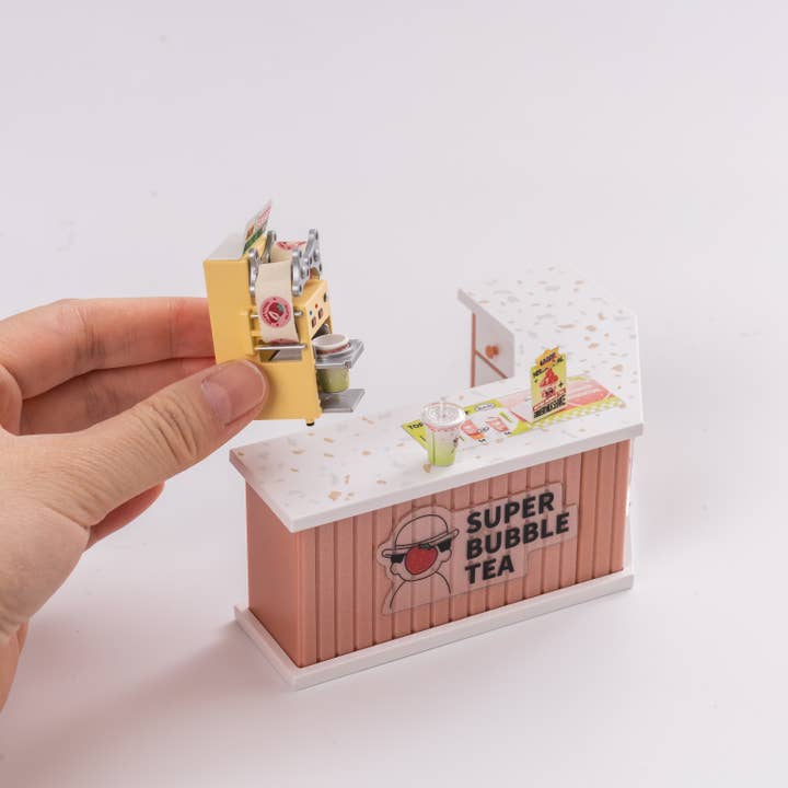 Hands Craft - Wholesale DIY Craft Kit - Kids - DIY Miniature House Kit: Double Joy Bubble Tea
