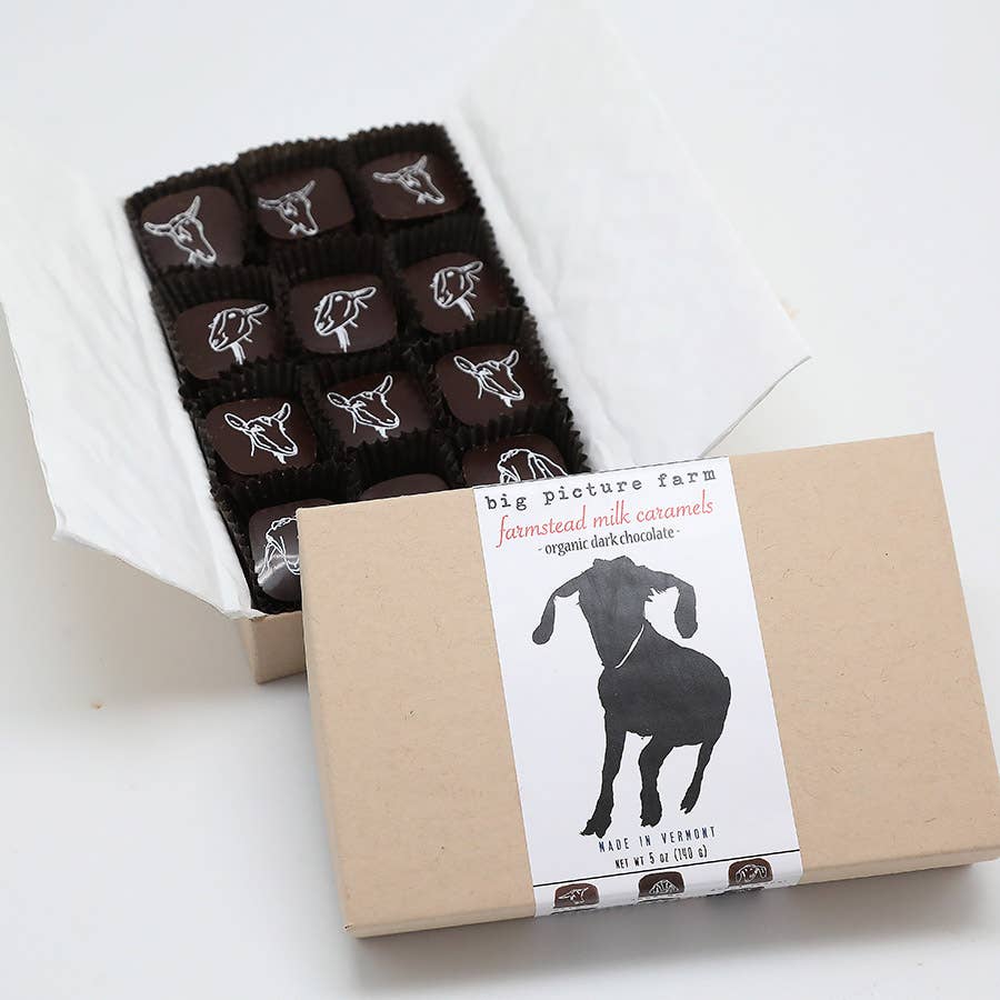 Big Picture Farm - Wholesale Chocolate Covered Sweets - Chocolate Covered Goat Milk Caramel1