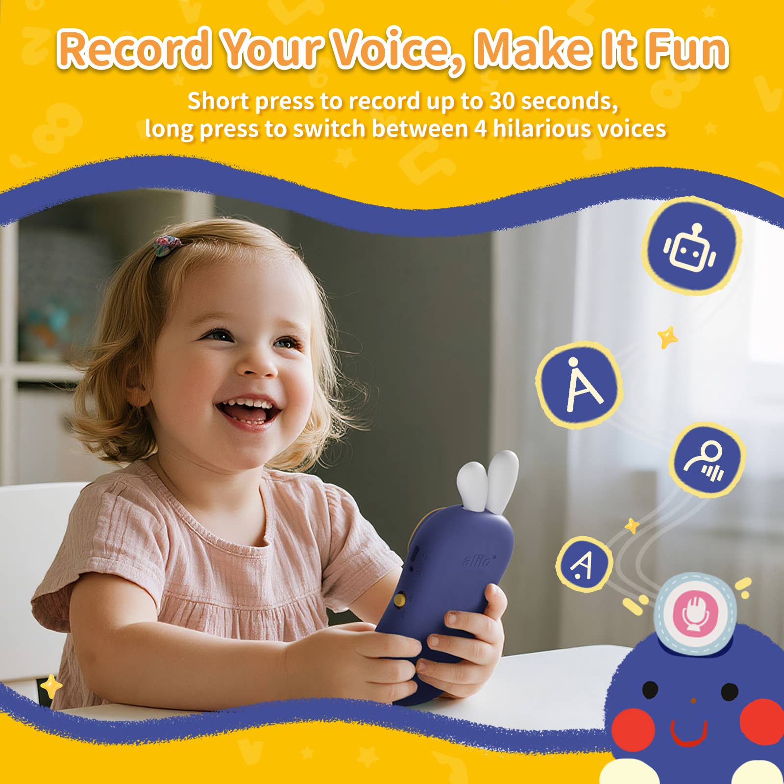 Alilo - Wholesale Electronic Toy - Kids & Baby - My First Mobile Phone - Kids Voice Changer Toy with Songs3