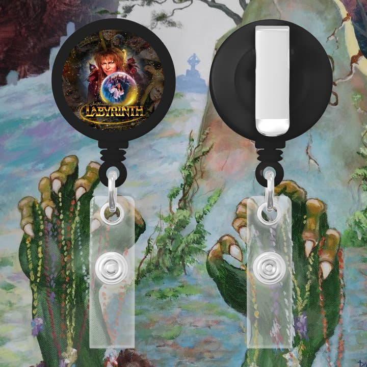 Labyrinth Badge Reel for wholesale by Graveyard Offerings